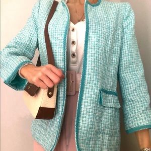 Elementz Blue Tweed Blazer